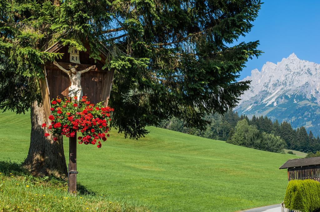 Hotel Und Alpen Apartments Mit Sauna - Buerglhoeh Бишофсхофен Экстерьер фото